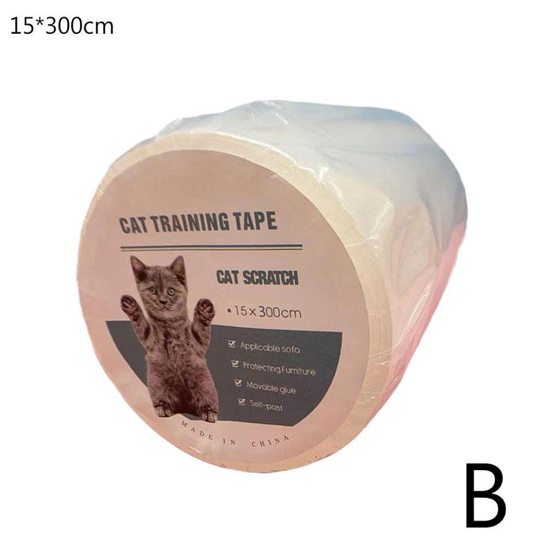 Furniture Protectors For Cats Scraper Cat Scratching Post Durable Sticker Training Tape Anti Pet Scratch Paw Pads Sofa Sticker: 15x300CM