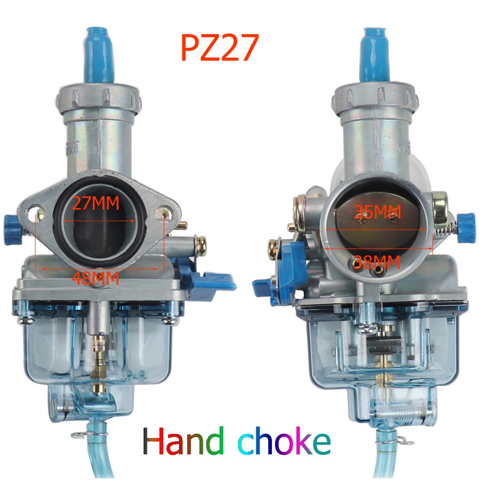 Carburador PZ27 para motocicleta, accesorios para moto de cross, ATV, Quad, Go Kart, Honda CG125, 150cc, 175cc, 200cc, 250cc