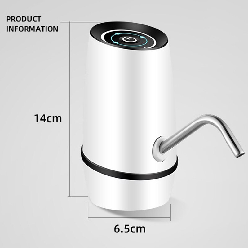 Usb-oplaadbare automatische drinkwaterpomp, draagbare elektrische waterdispenser, waterflesschakelaar