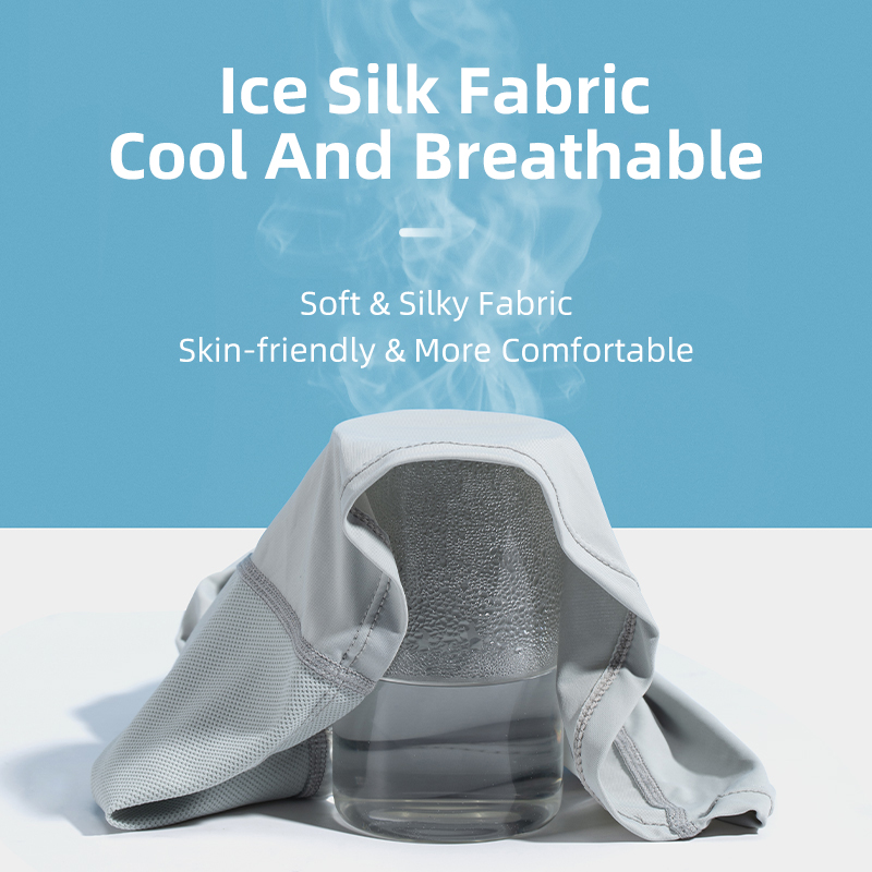 ROCKBROS – cagoule Anti-UV en soie pour hommes et femmes, Protection contre le soleil, cyclisme, glace, moto, pêche, Sport en plein air, été
