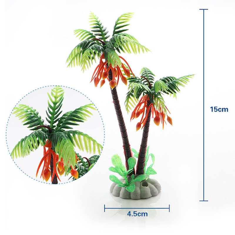 thumbnail image 2 of Artificial Aquatic Plant, Small Aquarium Plastic Plant Fish Tank 2 of 13