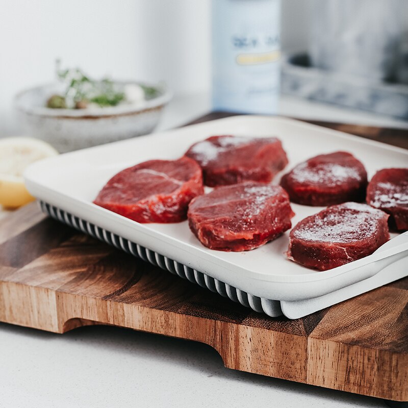 Meat Forzen Food Defrosting Tray Quick Fast Kitchen Gadgets Fast Defrosting Tray Defrost Tabua De Carne Thawing Tray EA6JDB