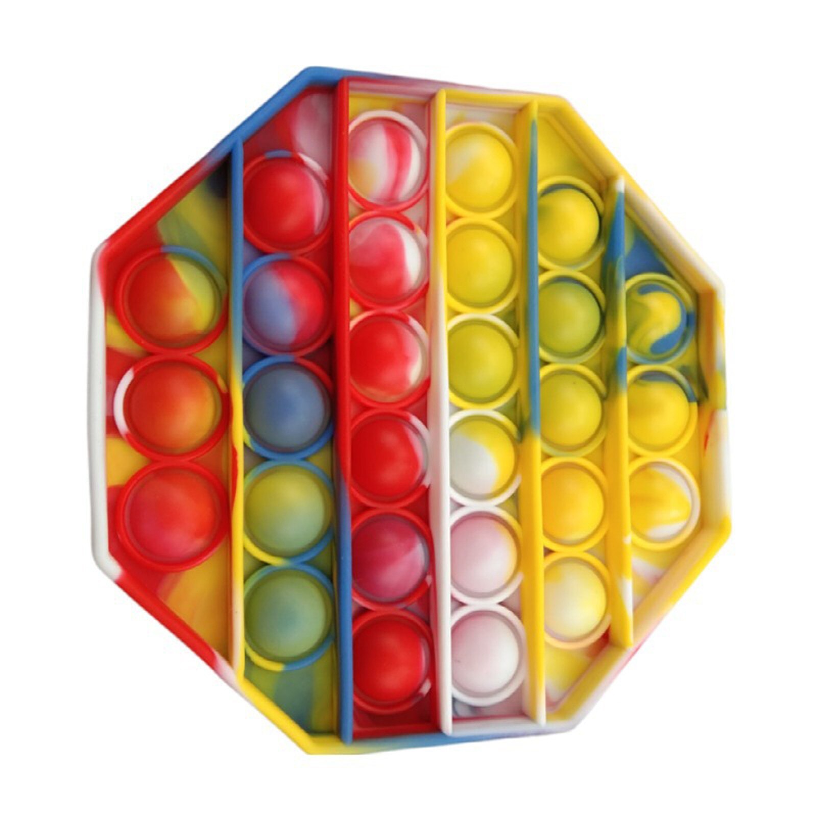Push Pops Bubble Sensory Toy Autism Needs Squishy Stress Reliever Anxiety Anti-Stress POPIt Silicone Children Adult Desktop Game: K