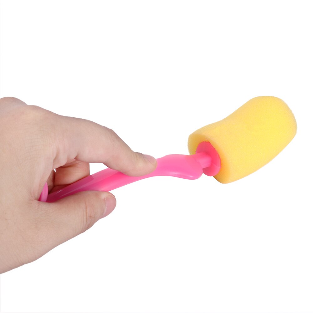 Vertical Sponge Bottle Brush Safety Cup Cleaner Sponge Brush Baby Feeding Milk Bottle Nipple Cleaning Tool