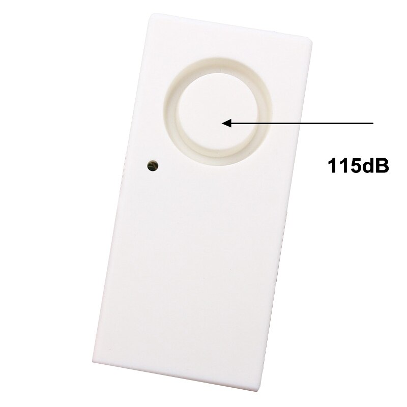 Home Alarm Fish Tank Water Leakage Alarm Sensor 115dB Sounder Stand Alone Water Detection Flood Alert Overflow Security Alarm