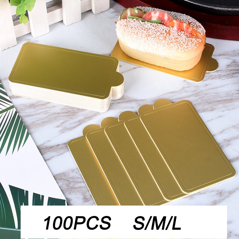 Pack of 100 Cake Boards Decorative Disposable Cake Pizza Circle Cardboard Cake Cardboard Cake Paper Boards