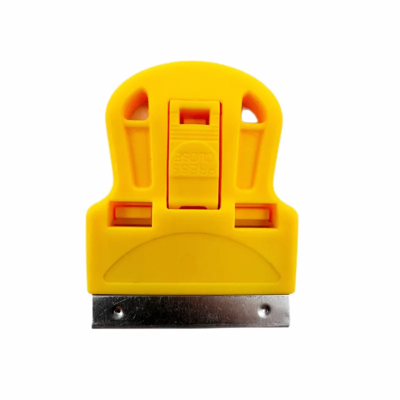 11/1pcsScraper, Scraping Off Stickers, Paint and Old Glue, Glass and Car Window Film Adhesive Remover Mini Shovel with Blade: Red