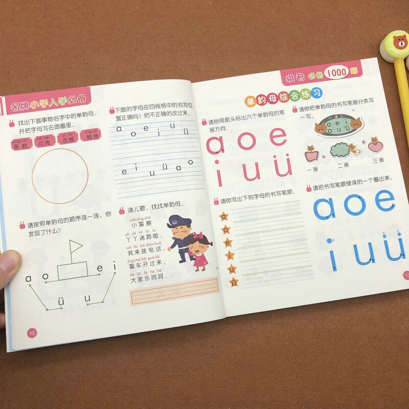 1000 Essentiële Vragen Voor Pinyin Kids Kinderen Vroeg Educatief Boek