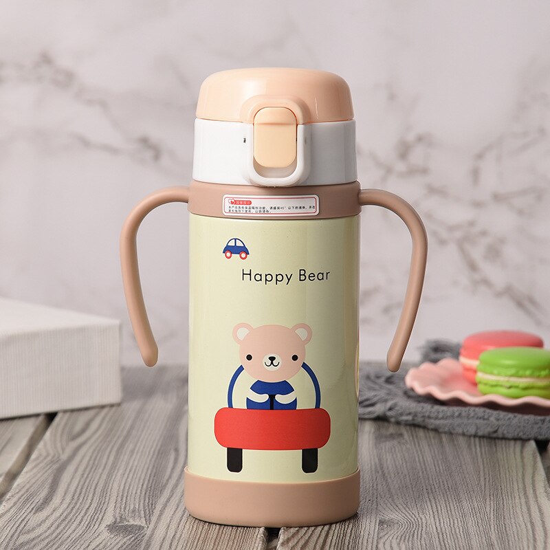 Thermos à lait en acier inoxydable, tasse d&#39;alimentation pour bébé, Thermos à lait pour enfants, bouteille d&#39;eau chaude isolée, tasse thermique qui fuit: coffee