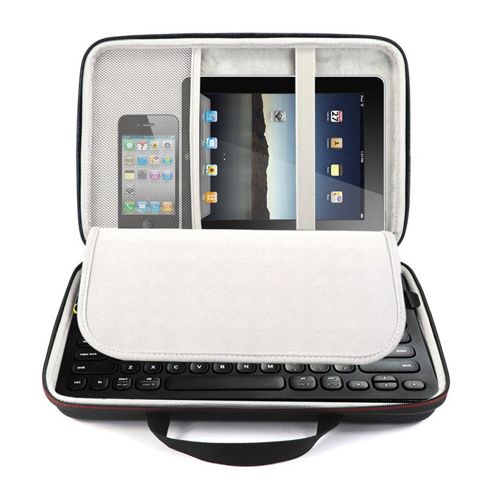 Newest EVA Hard Bag Case Cover for Logitech K480 Bluetooth Multi-Device Keyboard - Travel Protective Carrying Storage Box
