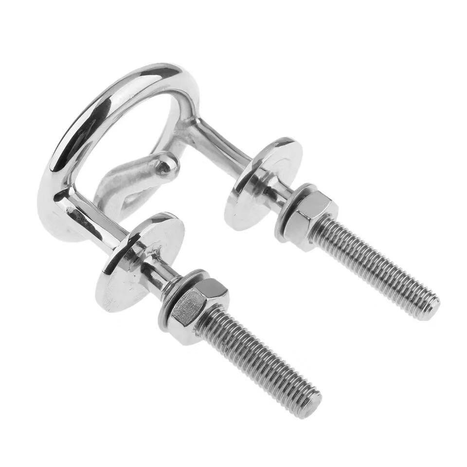 Boot Marine Spiegel Mount Water Ski Trekhaak 2-1/2 'Ring 316 Rvs