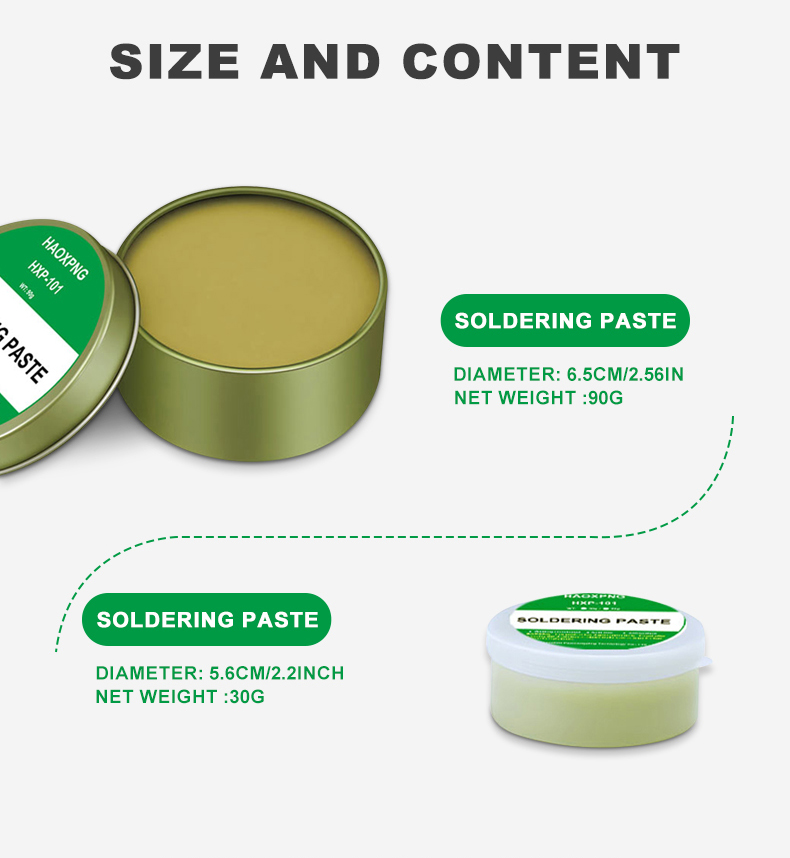 Soldering Paste Rosin Flux Lead-free Easy To Soldering Soldering Iron Repair Iron Sheet Stainless Steel Sheet Nickel Solder Wire