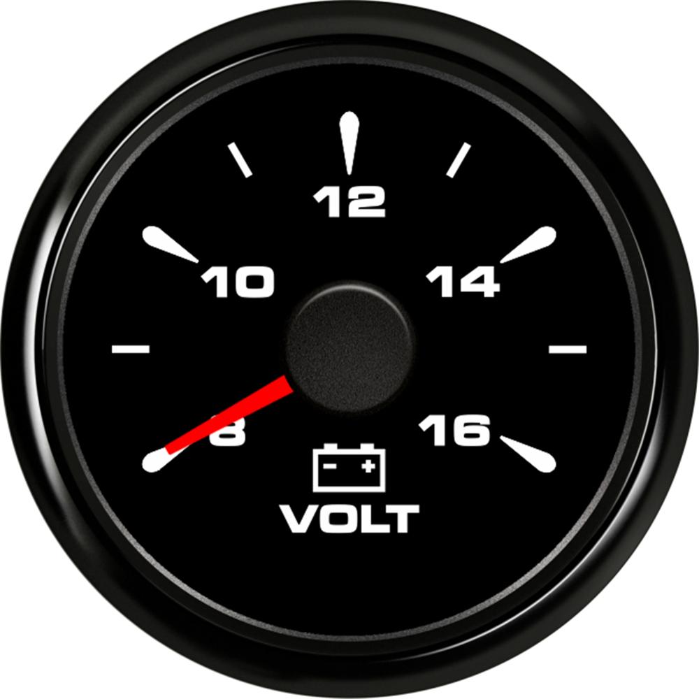1 Pc 52 Mm Auto Pointer Voltmeters 8-16 V Display Waterdichte Volt Meter Met Rood Blauw Groen Backlight voltage Meters Voor Boot Auto