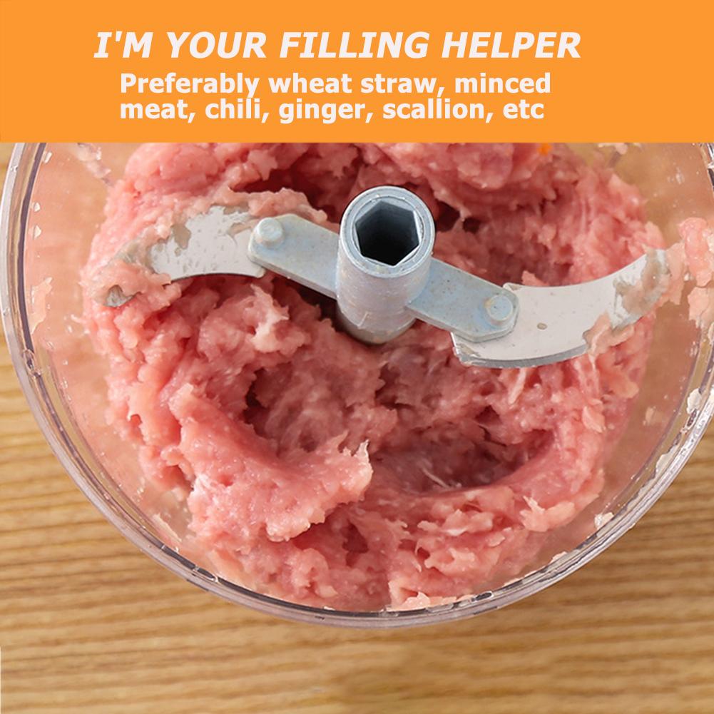 Stainless Steel Manual Meat Grinder Wheat Straw Food Chopper Mincer Mixer Blender Fruits Vegetable Shredder Food Processors