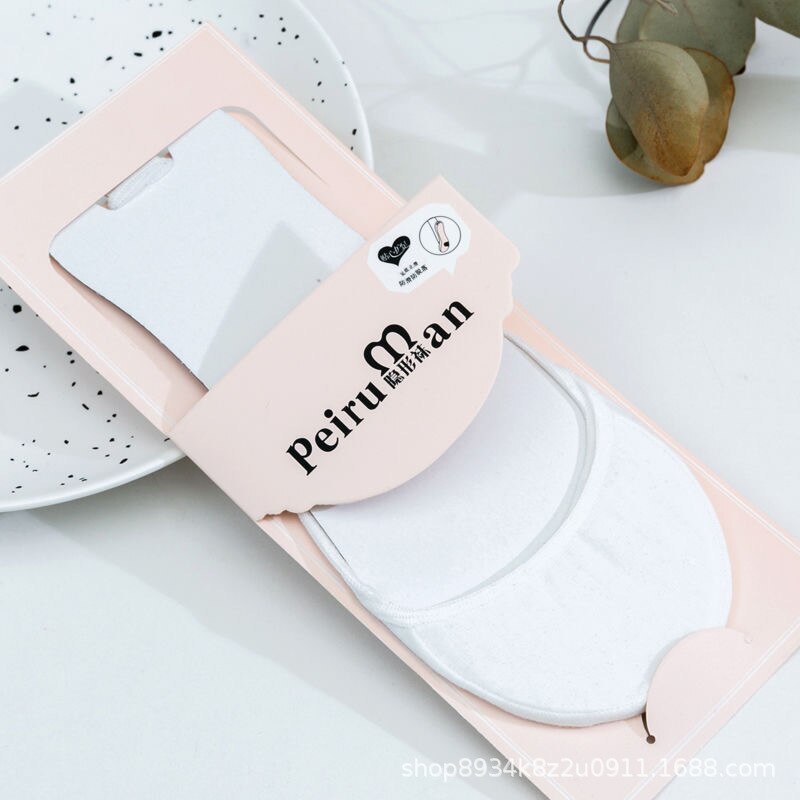 Hyrax Onzichtbare Boot Sokken Hoge Hakken Ondiepe Mond Half Palm Sling Kant Sokken Naam Luxe Hyrax Sokken: WHITE