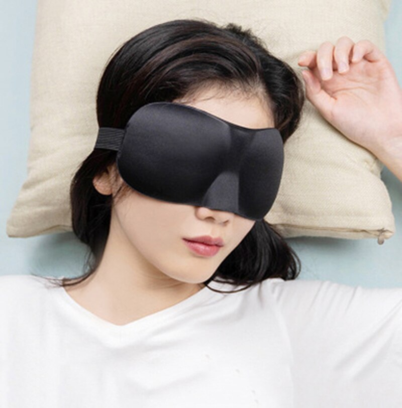 1PCS Sleeping Eye Mask 3D sleeping eye cover Soft Comfort Natural Blindfold Shield Eyeshade Cover Eyepatch