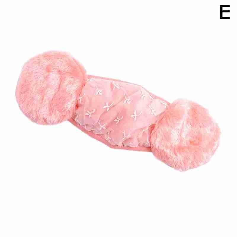 2 in 1 Ohr Wärmer Frauen Warme Kopfhörer Vlies Winter Frauen Ohrenschützer Maske draussen Reiten Zubehör unisex Ohr Wärmer Frauen: E