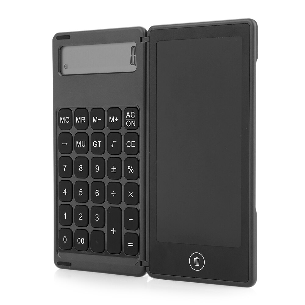 Electronic Calculator Convenient Folding LCD Calligraphy Drafting LCD Writing Tablet Kids Office Electronics Calculator