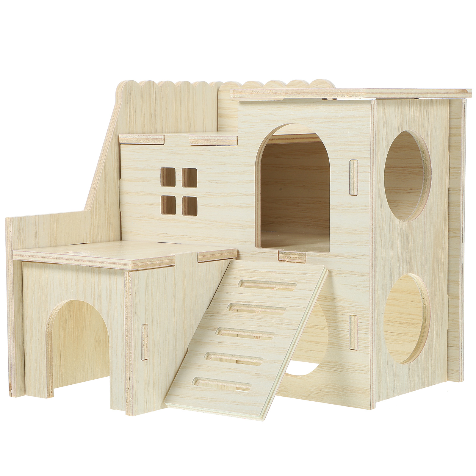 Maison délicate, grande cachette de lapin, Cages en bois, maisons et cachettes de cochon d'inde
