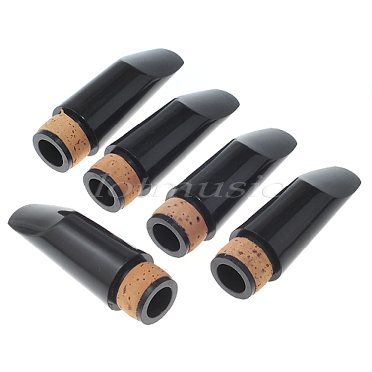 5 stks zwarte klarinet mondstuk makelite voor bb klarinet vervanger