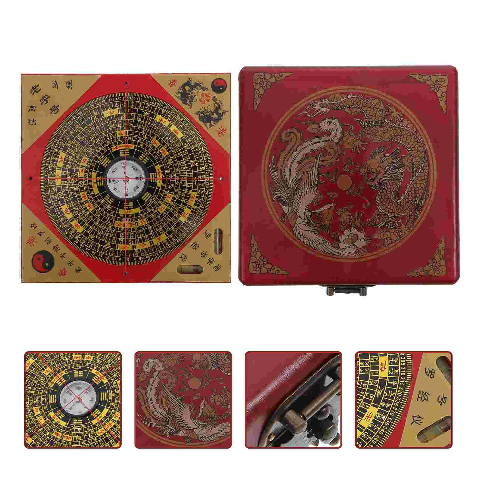 Compass Geomantic Compass Luo Pan Chinese Ancient Compass for Outdoor