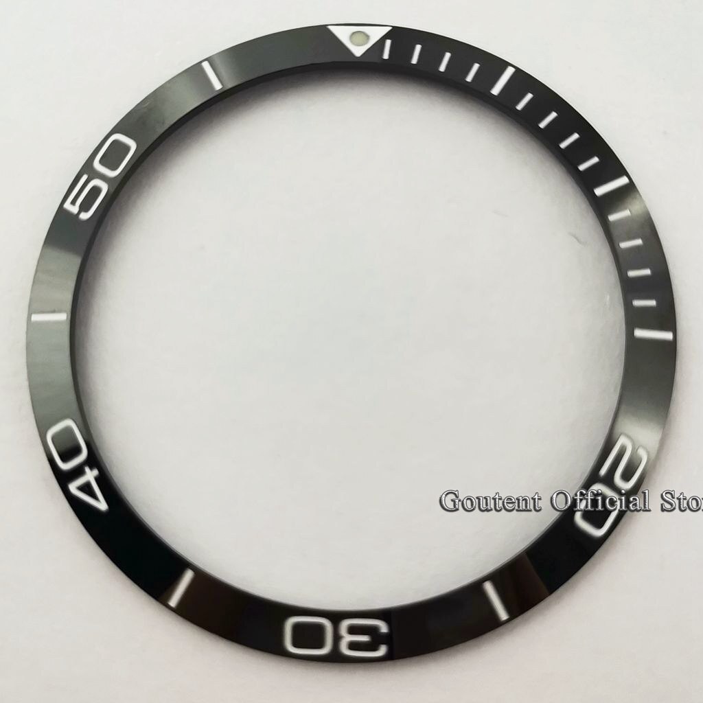 Goutent 39.2mm horlogebezel inzetstuk blauw/zwart/groen keramische bezel ring herenhorloges vervangende accessoires