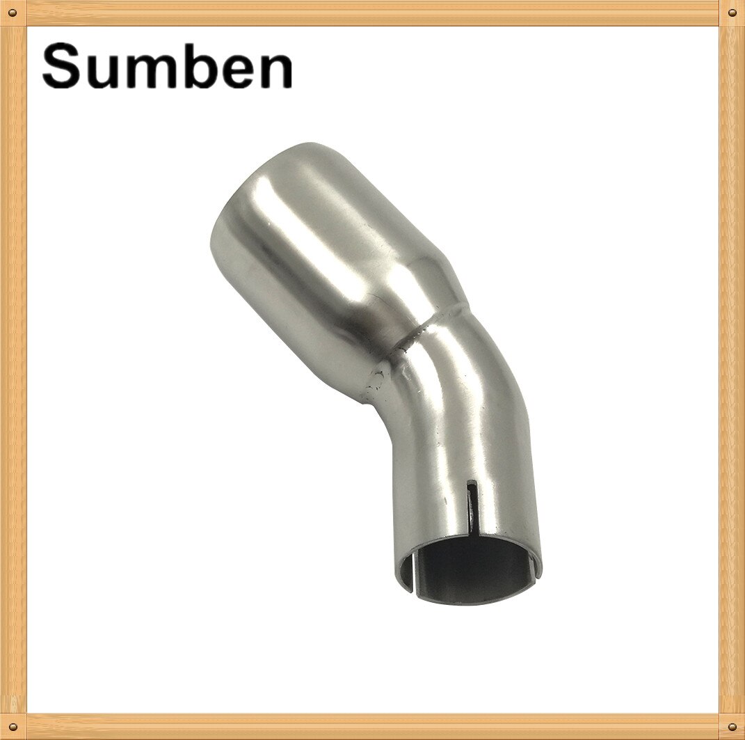 36-51MM Motorcycle Exhaust Pipe Connector Linker End Exhaust Elbow for Benelli 502C BJ500-6A