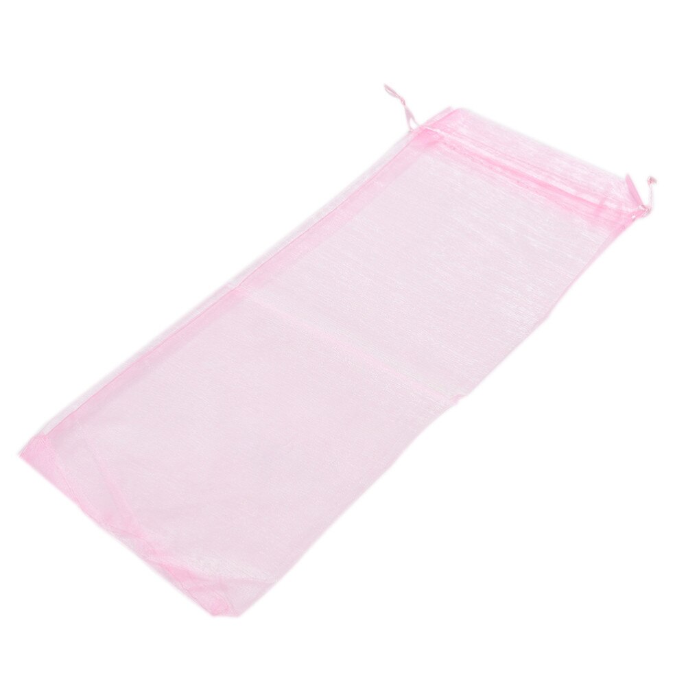 10Pcs/lot 37x15cm Drawstring Bags Bags 4colors Wine Bottle Cover Wrap: Pink