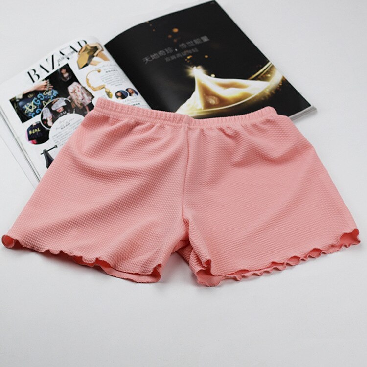 Encantadoras medias cortas Anti Chafing pantalones cortos de seguridad talla grande bombachos mujer ropa interior pantalones cortos Hip Pad para niñas: 5