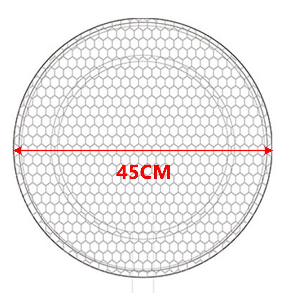 1Pcs Safety Mesh Home Office Supplies Fan Dust Covers Fan Guard Round White Lace Fan Protective Cover Kids Finger Protector #D: Default Title