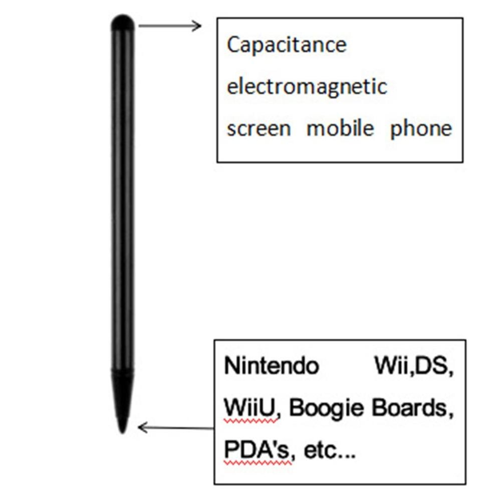 Bolígrafo de resistencia para pantalla táctil, bolígrafo de plástico para tableta, resistencia para teléfono móvil, capacitancia de doble uso