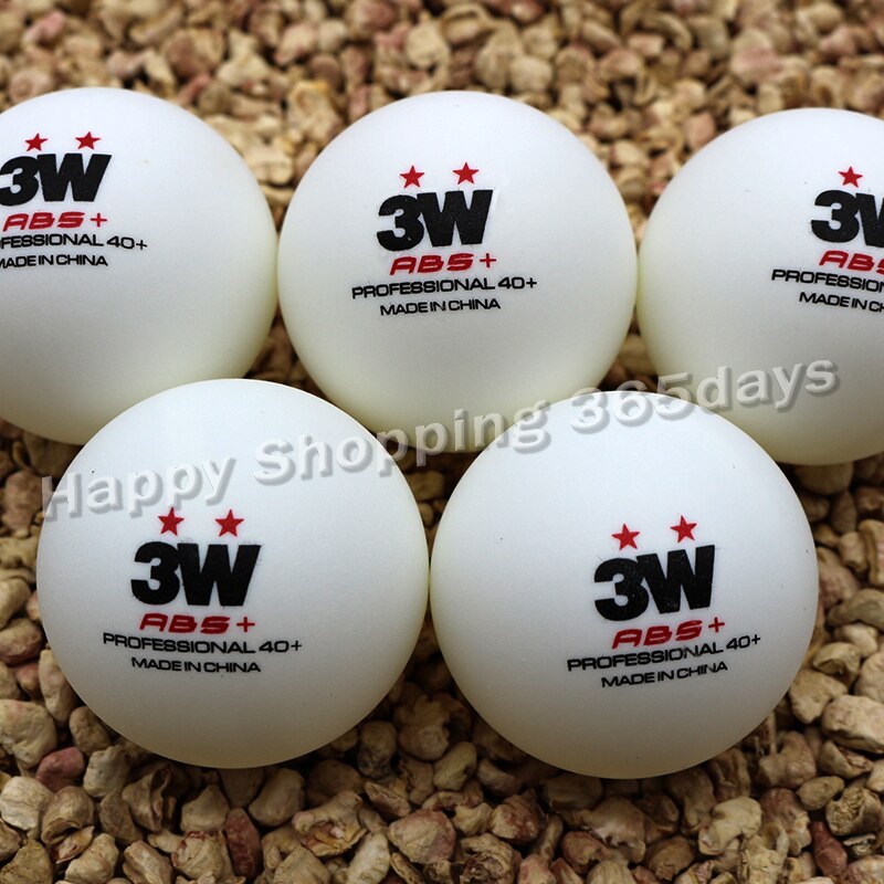 SANWEI 3W 2 Sterne 40 + ABS Neue Material Gesäumt Wird PP Ball Tischtennis Ball/Klingeln pong Ball