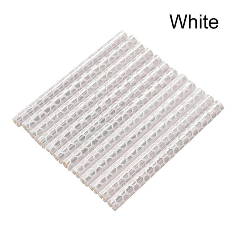 Bicycle Lights Wheel Tube Warning Light Cycling Bike Strip Reflective Sticker Reflector Bicycle Accessories Bicycle Stickers: white