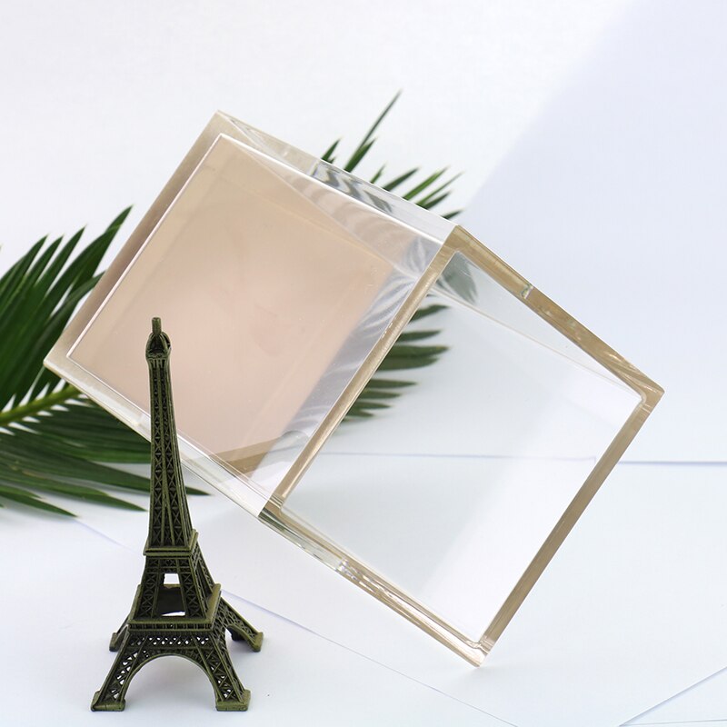 TUTU Luxury Desk Organizer Transparency Acryl Pencil Case Pen Container Rose Gold Pens Cup Stationery Papelaria Pen Holder H0101