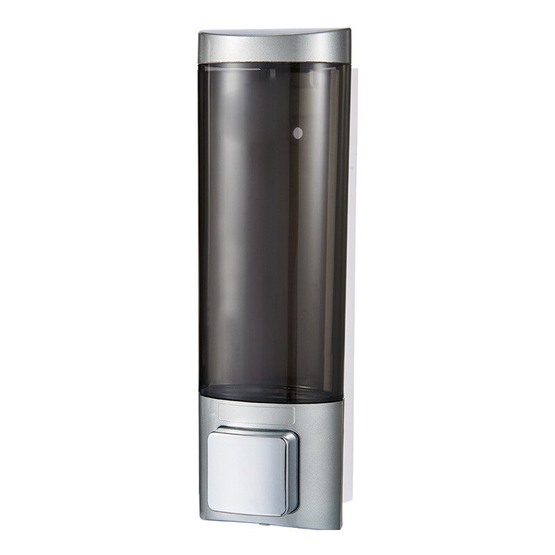Veggmontert manuell såpedispenser sanitizer flaske sjampo flaske dårlig flytende boks baderomsutstyr maskinvare: Nikkel