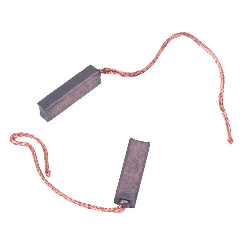 Praktische 10 Stuks Koolborstels Wire Leads Generator Generic Elektrische Motor Borstel Vervanging 4.5X6.5X20Mm