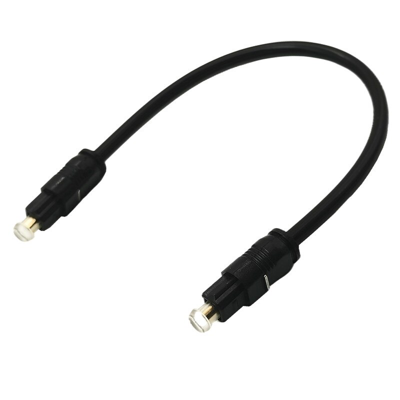 Digital optisk ljudkabel toslink guldpläterad 0.2m spdif md dvd guldpläterad kabel  od 4.0mm /2.2mm