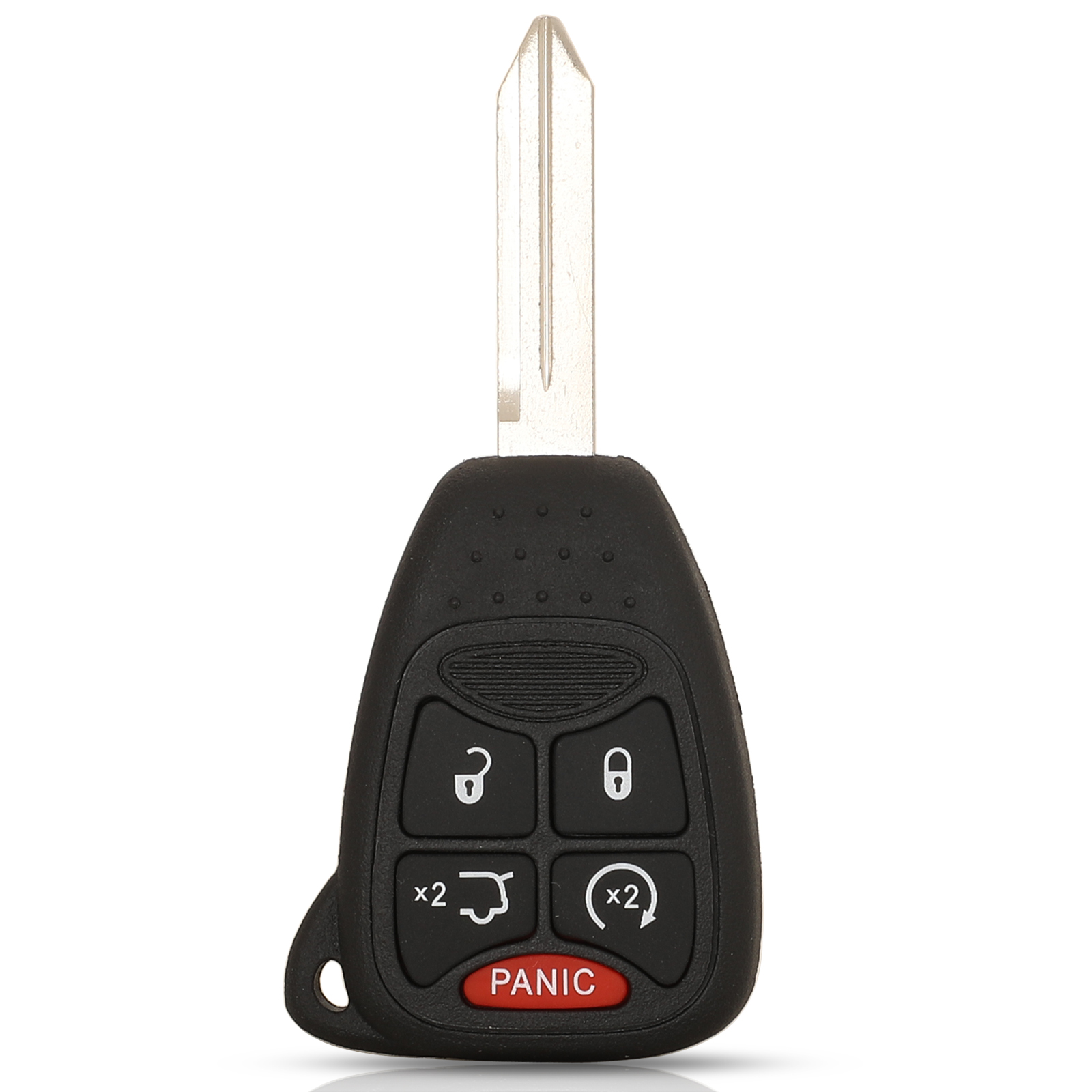 jingyuqin Car Key Shell for Chrysler JEEP DODG 200 Aspen Sebring Compass Liberty Patriot Wrangler Avenger Durango Caliber Nitro: Orange