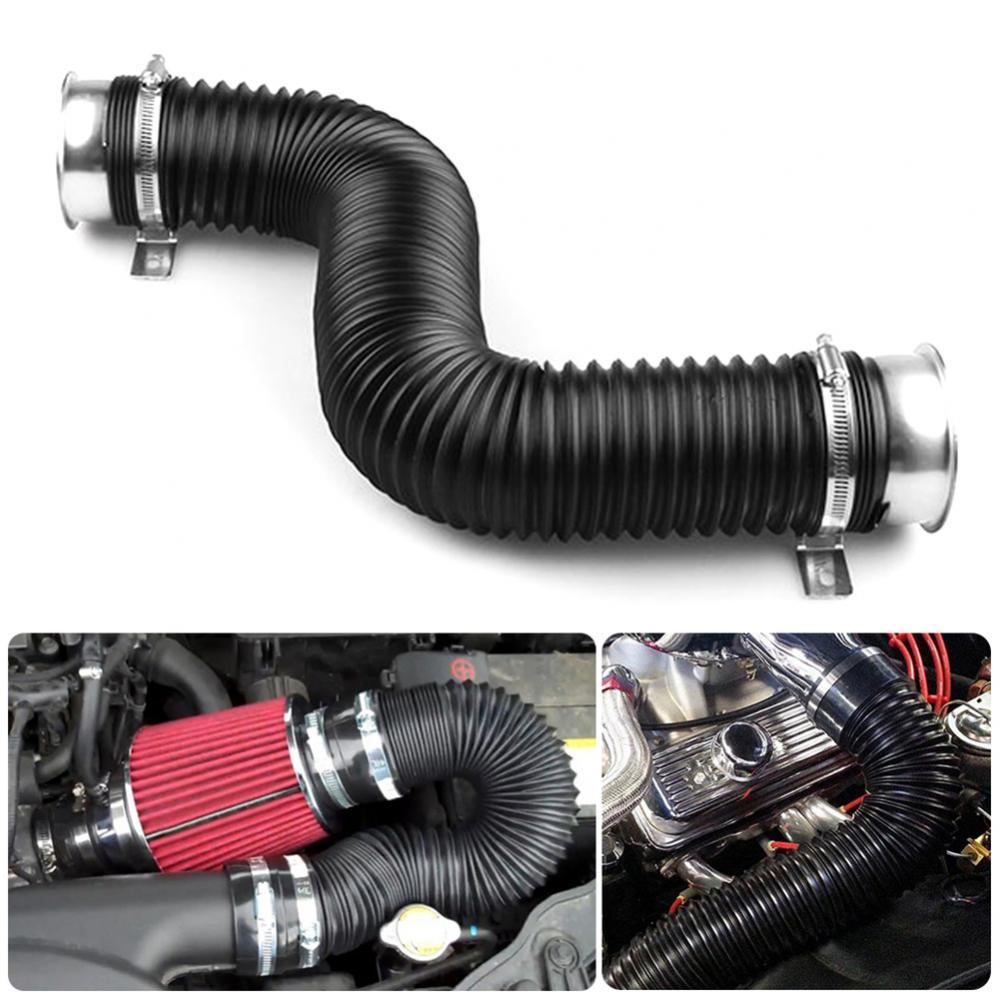 76mm Intake Pipe Universal Flexible Car Air Intake Pipe Inlet Hose Tube Duct Accessories Air Intakes Parts