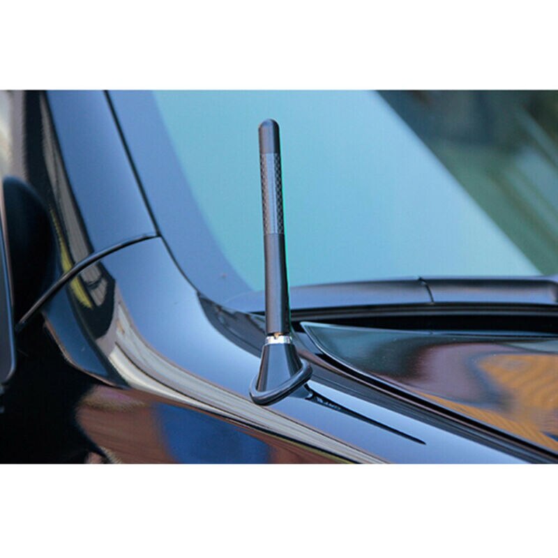 Am/fm radio auto antenne antenne vervangingsonderdelen koolstofvezel stijl stomp