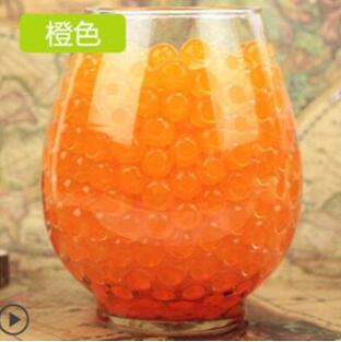 ¡Venta! Bola de Gel de cuentas de agua de suelo de 100 piezas para el barro de flores, Bolas Mágicas de gelatina, plantas florales, verduras, hogar decoración: 2