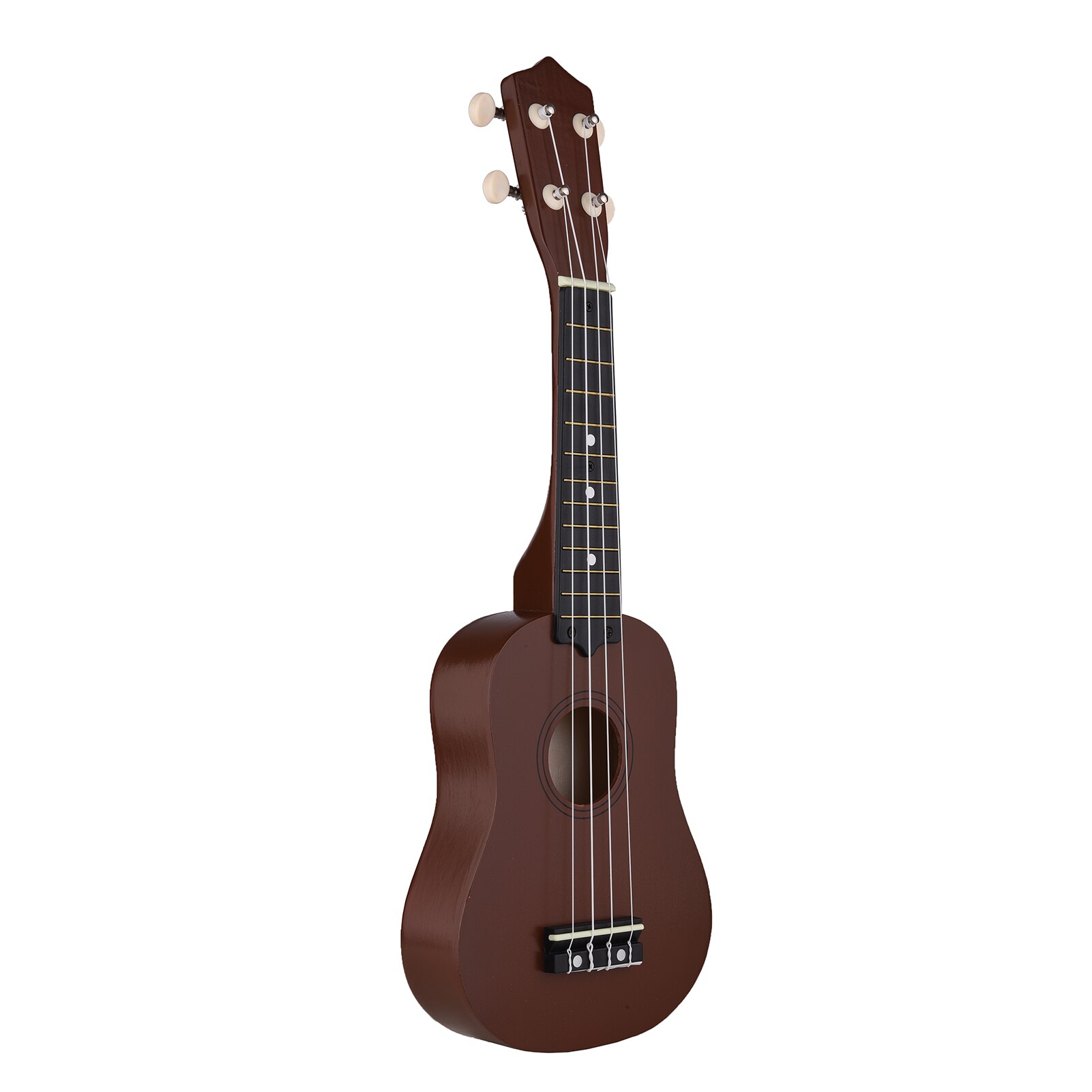 muslady 21-inch Ukulele 4 Strings Ukulele Small Guitar Bass Wooden Musical Instrument Kids Beige Stringed instruments
