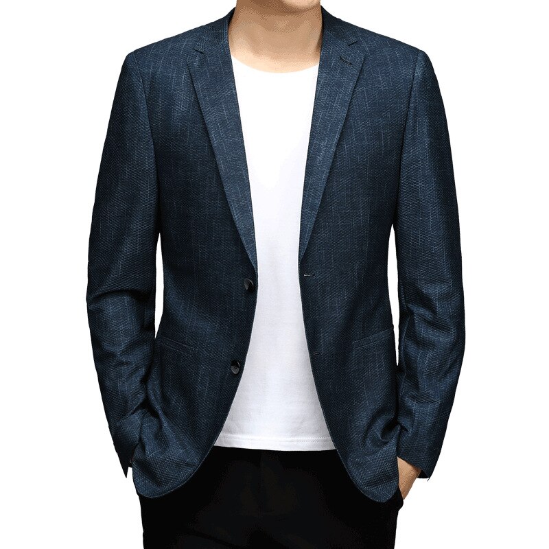 2022 Autunm Men Casual Blazer Jackets Men Solid Wedding Suit Party Suit Male Slim Fit Smart Business Coat Masculino Clothing