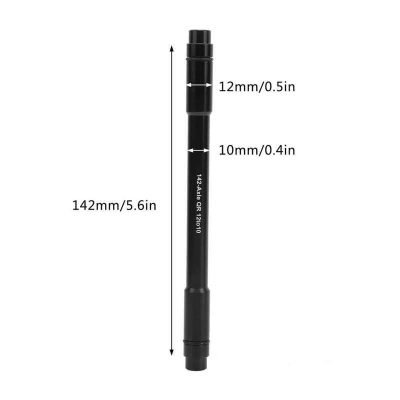 12x135/142/148mm Bicycle Rear Hubs Tube Shaft Aluminium Alloy MTB Road Bike Quick Release Thru Axle Skewers: 142mm