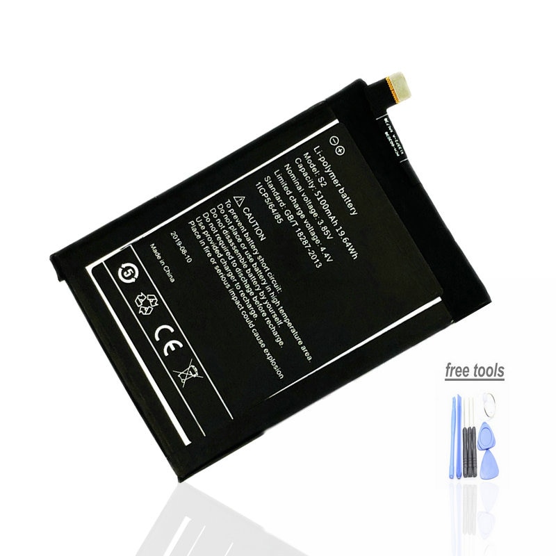 1x5100 mAh Batterij Vervanging Voor UMI UMIDIGI S2/S2 Pro/S2 Lite Smart Phone Batterijen + reparatie Gereedschap kit