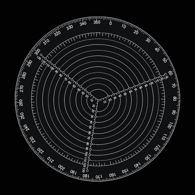 Center Finder Tool Woodworking Compass for Woodturners Bowls Lathe Work Clear Acrylic Drawing Circles Diameter CNIM: Black