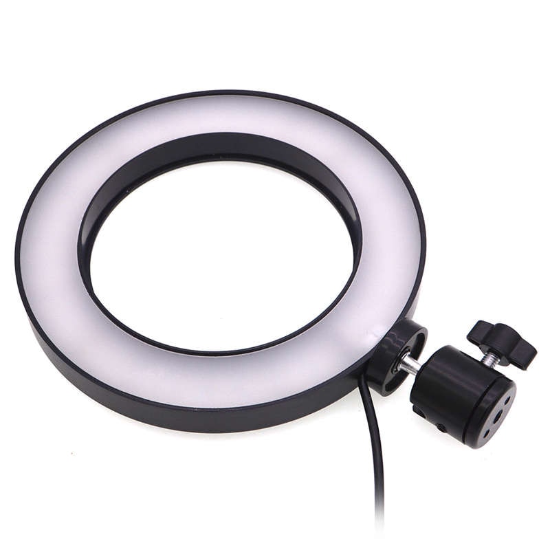 Dimmable Led Studio Camera Ring Light Photo Phone Video Light Annular Lamp Selfie Stick Ring Fill Light For Canon