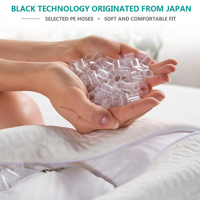 Oreiller Cervical orthopédique de Style japonais | Oreiller Cervical ergonomique 50*30CM de Style japonais, oreiller de cou ajustable en PE, housse en coton, oreiller de couchage