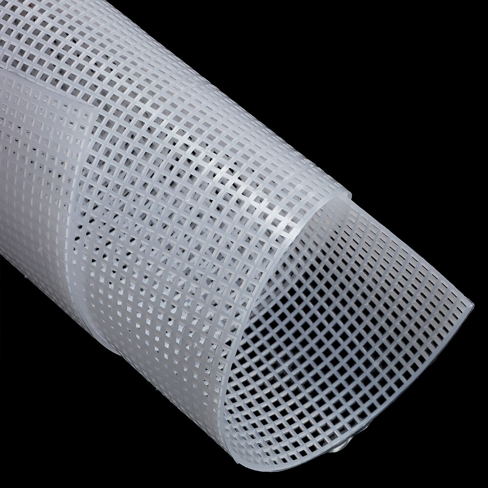 Tissu en maille plastique pour sac, tapis, bricolage, couture artisanale, crochet de loquet, accessoires de grille, fournitures artisanales