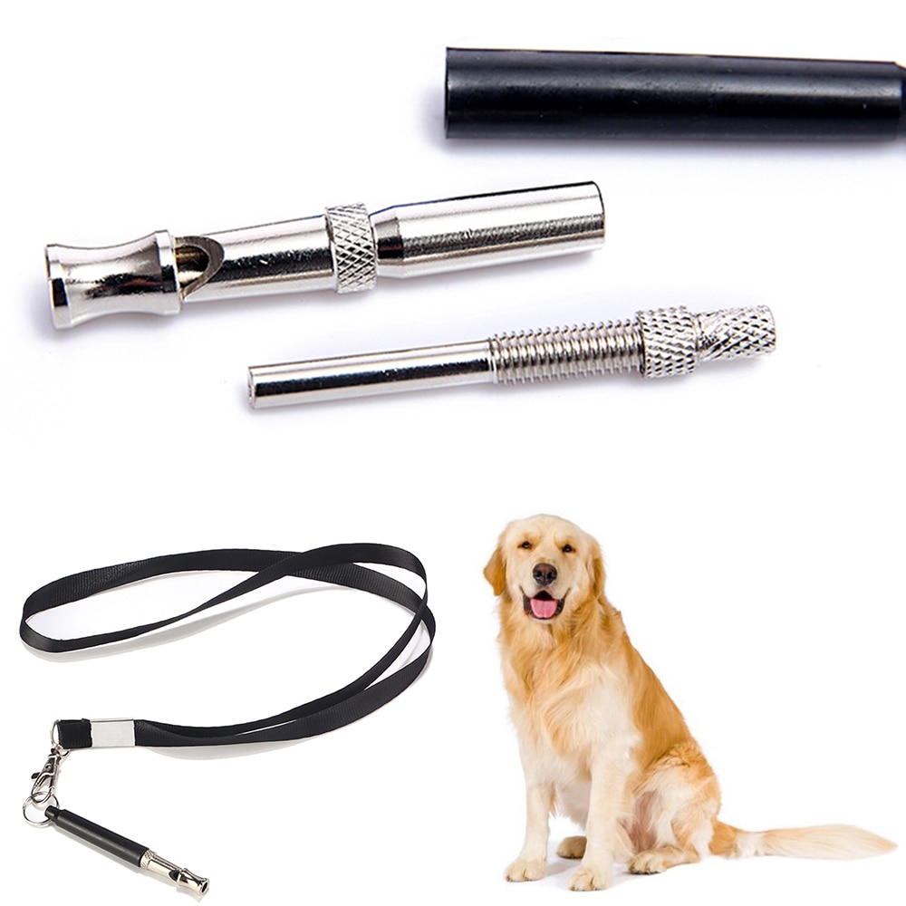 1/2pcs Puppy Pet Dog Whistle Two-tone Ultrasonic Flute Stop Barking Ultrasonic Sound Dog Training Whistle Dog Repeller Toy